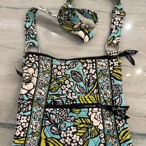 Vera Bradley Geometric Patterned Bag in Blue and Green